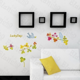 blancho bedding Lucky Day - Hemu Wall Decals Stickers Appliques Home Decor 12.6 BY 23.6 Inches