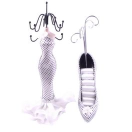 blancho bedding [Lynn] Jewelry Display Holder Stand Combo White