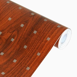 Blancho Bedding Macassar Wood Grain - Self-Adhesive Wallpaper Home Decor(Roll)