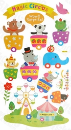 Blancho Bedding Magic Circus - Wall Decals Stickers Appliques Home Decor