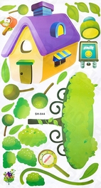 Blancho Bedding Magical House - Wall Decals Stickers Appliques Home Decor