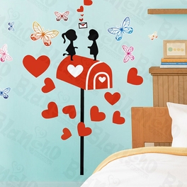 blancho bedding Mail Lover - X-Large Wall Decals Stickers Appliques Home Decor