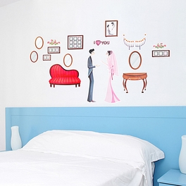 blancho bedding Marry Me - Wall Decals Stickers Appliques Home Decor