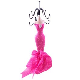 blancho bedding [Merry] Jewelry Display Holder Figure Stand Dark Pink