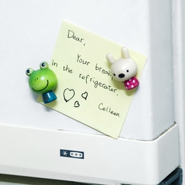 Blancho Bedding [Mini Frog & Rabbit] - Refrigerator Magnets / Animal Magnets