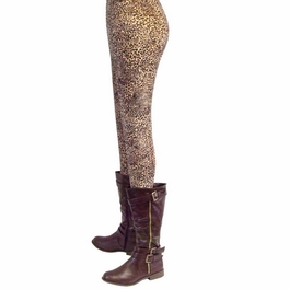 Blancho Bedding [Mini-Leopard] Fashion Women's Legging New Novelty Footless Tights Skinny Pants Stretch Pants One Size
