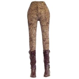 blancho bedding [Mini-Leopard] Fashion Women's Legging New Novelty Footless Tights Skinny Pants Stretch Pants One Size