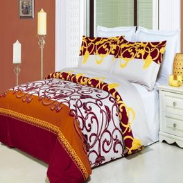 blancho bedding [Mission Printed Multi] 8PC Bed In A Bag(Queen)