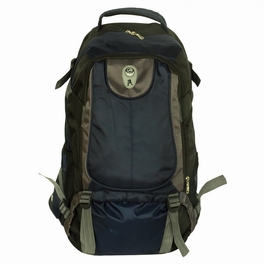 blancho bedding [Mountaineering - Midnight Blue & Black] Multipurpose Outdoor Backpack / Dayback / School Bag