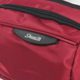 Blancho Bedding [Multi-Ziper] Crimson Multi-Purposes Fanny Waist Pack / Back Pack / Travel Lumbar Pack