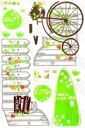 Blancho Bedding My Garden - Wall Decals Stickers Appliques Home D¨¦cor