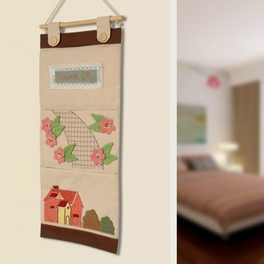 Blancho Bedding [My House] Ivory/Wall Hanging/Wall Organizers/Wall Pocket/Wall Pocket (11*24)