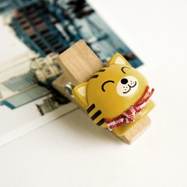 Blancho Bedding [Naughty Animals-2] - Wooden Clips / Wooden Clamps / Mini Clips