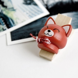 Blancho Bedding [Naughty Animals-3] - Wooden Clips / Wooden Clamps / Mini Clips