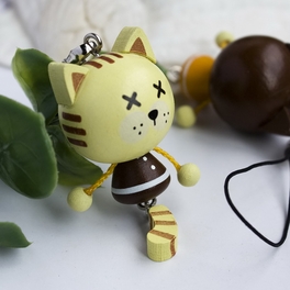 Blancho Bedding [Naughty Cat-2] - Cell Phone Charm Strap / Camera Charm Strap / Handbags Charms