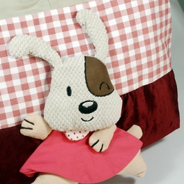 Blancho Bedding [Naughty Rabbit] 100% Cotton Canvas Shoulder Bag / Swingpack / Travel Bag