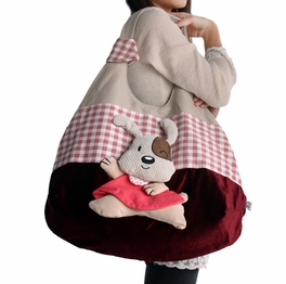 Blancho Bedding [Naughty Rabbit] 100% Cotton Canvas Shoulder Bag / Swingpack / Travel Bag
