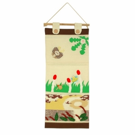 Blancho Bedding [Nice Day] Ivory/Wall Hanging/Baskets/Hanging Wall Basket/ Hanging Wall Baskets (10*24)