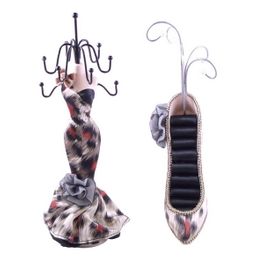 blancho bedding [Noble Leopard Lady] Jewelry Display Holder Stand Combo Red