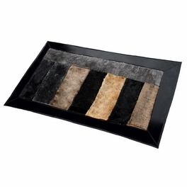 blancho bedding Onitiva - [Assorted Chocolates] Patchwork Rugs (19.7 by 31.5 inches)