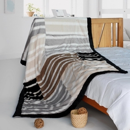 blancho bedding Onitiva - [City Of God] Patchwork Throw Blanket (61 by 86.6 inches)