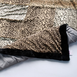 Blancho Bedding Onitiva - [Enthusiasm] Animal Style Patchwork Throw Blanket (61 By 86.6 Inches)