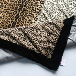 Blancho Bedding Onitiva - [Leopard Art] Animal Style Patchwork Throw Blanket (61 By 86.6 Inches)