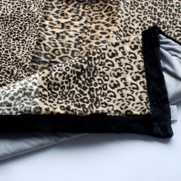 Blancho Bedding Onitiva - [Magic Leopard] Animal Style Patchwork Throw Blanket (61 By 86.6 Inches)