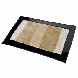 blancho bedding Onitiva - [Truffel Vanille] Patchwork Rugs (19.7 by 31.5 inches)