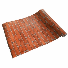 Blancho Bedding Orange Wall - Self-Adhesive Wallpaper Home Decor (Roll)