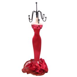 blancho bedding [Oriental Charm] Jewelry Display Holder Stand Red