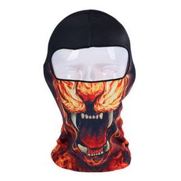 blancho bedding Outdoor Fancy Balaclavas Headwear Hood Face Mask for Cycling Skiing Snowboarding Tiger-4