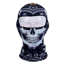 blancho bedding Outdoor Fancy Balaclavas Headwear Hood Face Mask for Cycling Skiing Snowboarding Skull-2