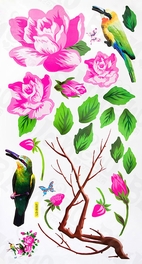 Blancho Bedding Outstanding Flowers - Wall Decals Stickers Appliques Home Decor
