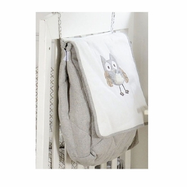 Blancho Bedding [Owl]Crib Bedding Set (4PC Bedding Set + 1 X Diaper Bag)