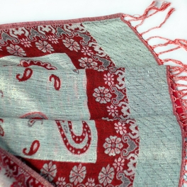 Blancho Bedding Pa-612-2 Big Flower Pattern Exquisitely Soft Woven Pashmina/Shawl/Scarves