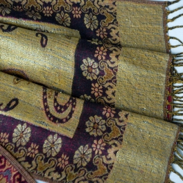 Blancho Bedding Pa-612-6 Big Flower Pattern Exquisitely Soft Woven Pashmina/Shawl/Scarves