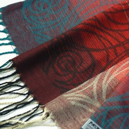 Blancho Bedding Pa-a09-1 Moon & Stars & Roses Elegant Fashion Smooth Touch Tassel Ends Pashmina/Shawl/Scarf
