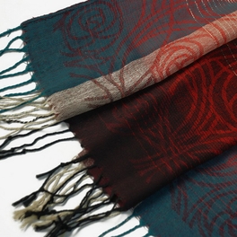 Blancho Bedding Pa-a09-6 Moon & Stars & Roses Elegant Fashion Smooth Touch Tassel Ends Pashmina/Shawl/Scarf