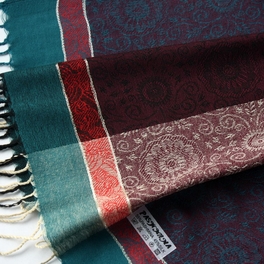 Blancho Bedding Pa-a13-1 Fantasy Stars & Flowers Fashion Revitalized Style Luxurious Silky Soft Pashmina/Shawl/Scarf