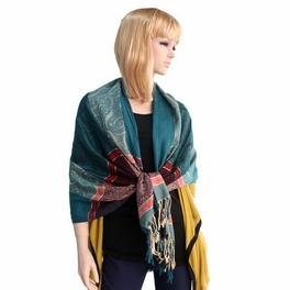 Blancho Bedding Pa-a13-1 Fantasy Stars & Flowers Fashion Revitalized Style Luxurious Silky Soft Pashmina/Shawl/Scarf