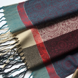 Blancho Bedding Pa-a13-2 Fantasy Stars & Flowers Fashion Revitalized Style Luxurious Silky Soft Pashmina/Shawl/Scarf