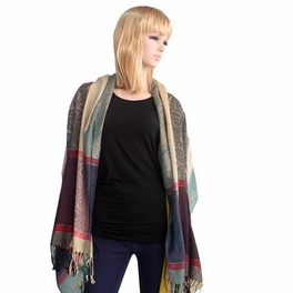 Blancho Bedding Pa-a13-2 Fantasy Stars & Flowers Fashion Revitalized Style Luxurious Silky Soft Pashmina/Shawl/Scarf