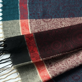 Blancho Bedding Pa-a13-4 Fantasy Stars & Flowers Fashion Revitalized Style Luxurious Silky Soft Pashmina/Shawl/Scarf