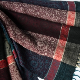 Blancho Bedding Pa-a13-4 Fantasy Stars & Flowers Fashion Revitalized Style Luxurious Silky Soft Pashmina/Shawl/Scarf