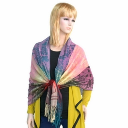 Blancho Bedding Pa-a17-2 Rose Patterns Elegant Smooth Touch Woven Pashmina/Shawl/Scarf
