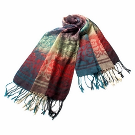 blancho bedding Pa-a17-2 Rose Patterns Elegant Smooth Touch Woven Pashmina/Shawl/Scarf