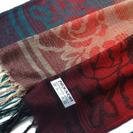 Blancho Bedding Pa-a17-4 Rose Patterns Elegant Smooth Touch Woven Pashmina/Shawl/Scarf