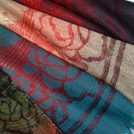 Blancho Bedding Pa-a17-4 Rose Patterns Elegant Smooth Touch Woven Pashmina/Shawl/Scarf