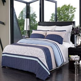 blancho bedding Park Ave 100% Microfiber 3-Piece Duvet Cover Set Full-Queen Size